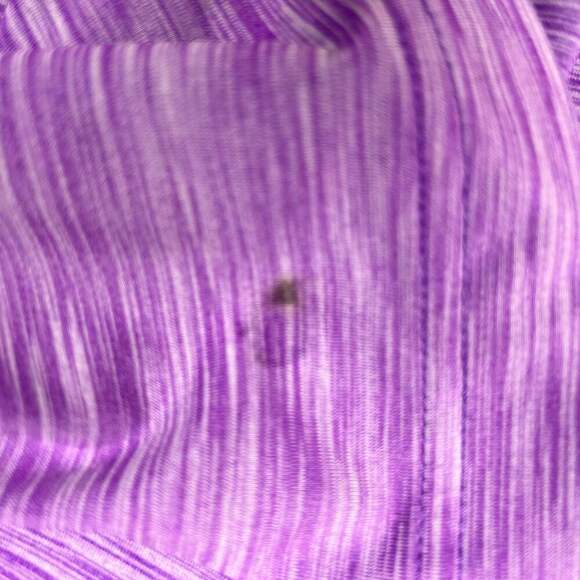 FootJoy Lisle Golf Polo Men's Purple Space Dye Stretch Wicking Fairway Shirt - Picture 9 of 9